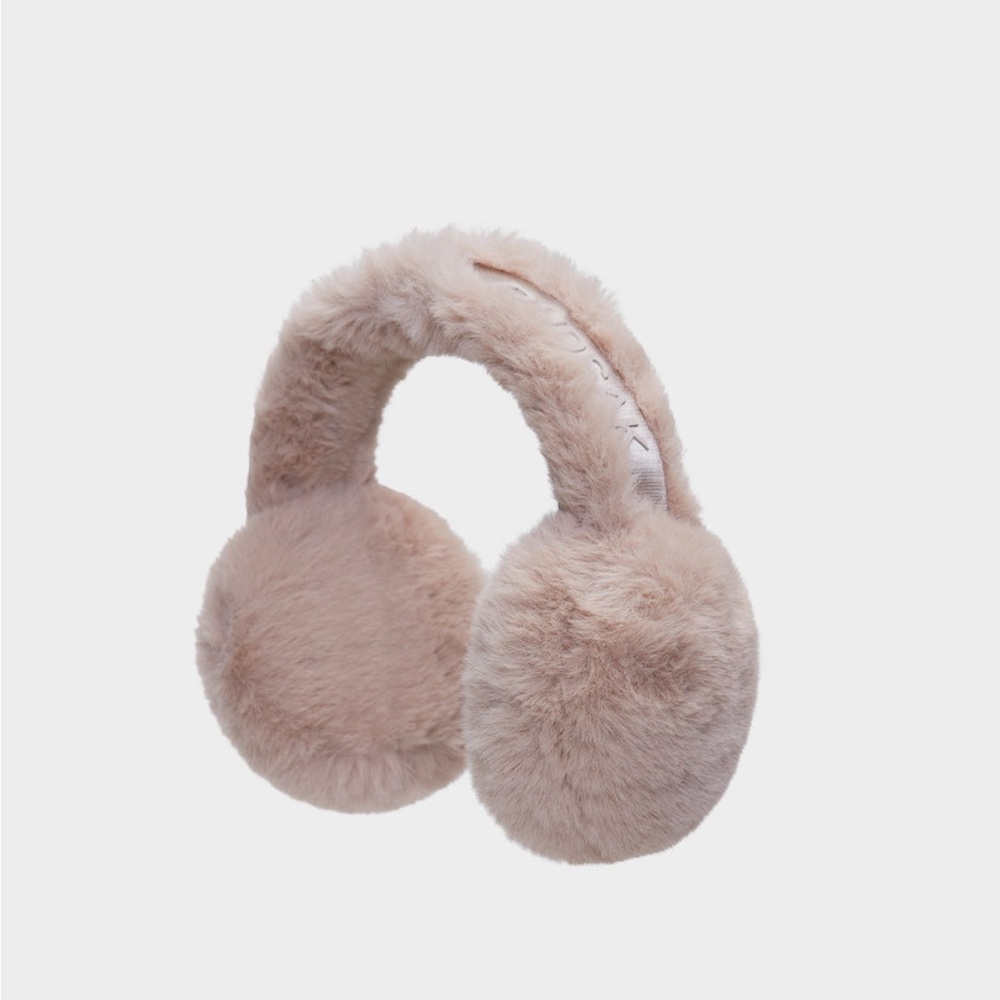 Rudsak Faux Fur Earmuffs – Cream – New